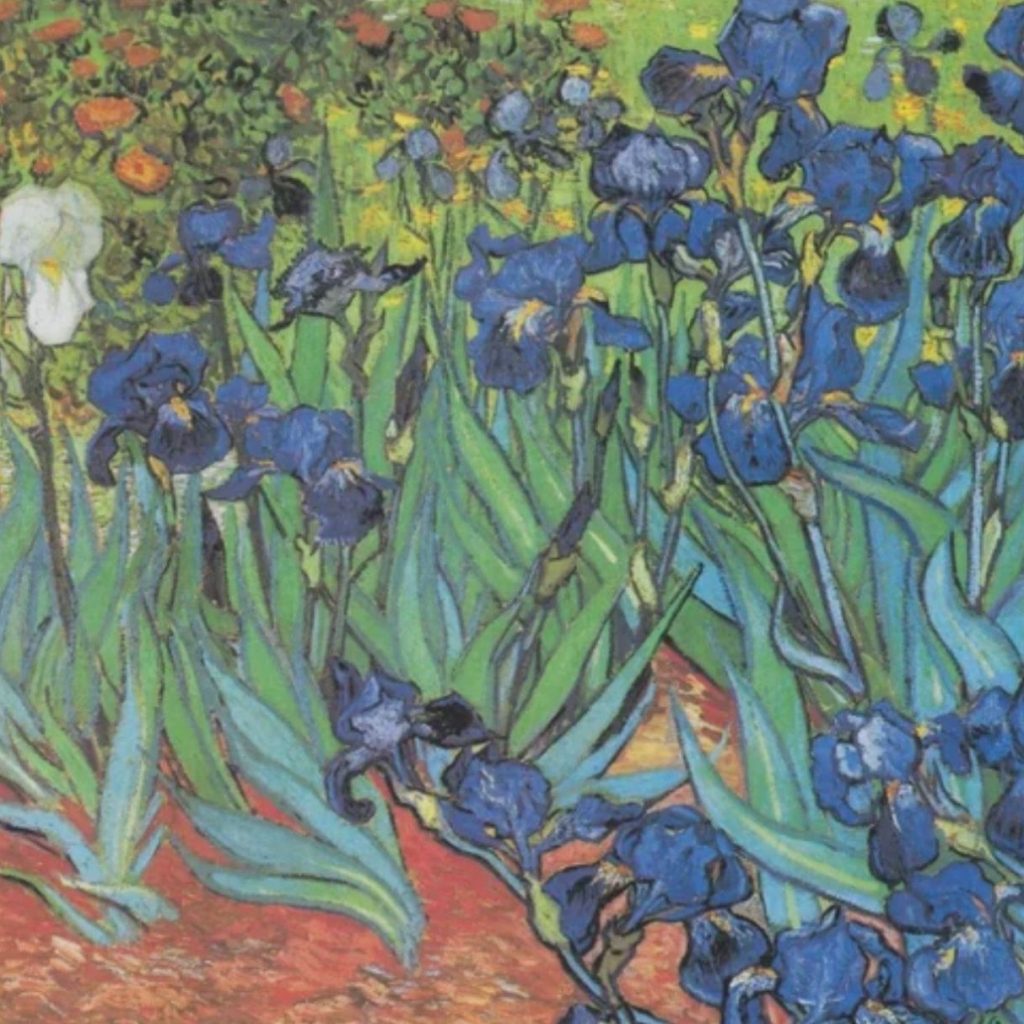Van Gogh's Garden painting for accompanying Poem by CT Poet Joan Kantor